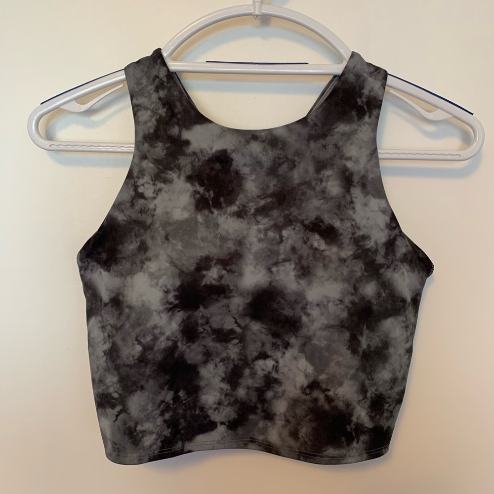 NWOT Athleta Conscious Crop Tie Dye Sports Bra - Picture 3 of 7